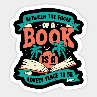 Book Reader Reading Lover Gift Sticker